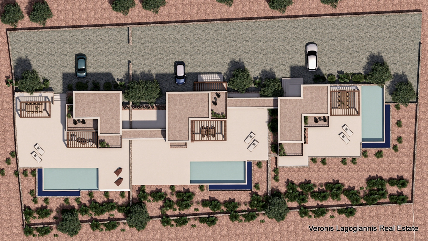 Render Κατοικιών στην Νάξο – Aerial