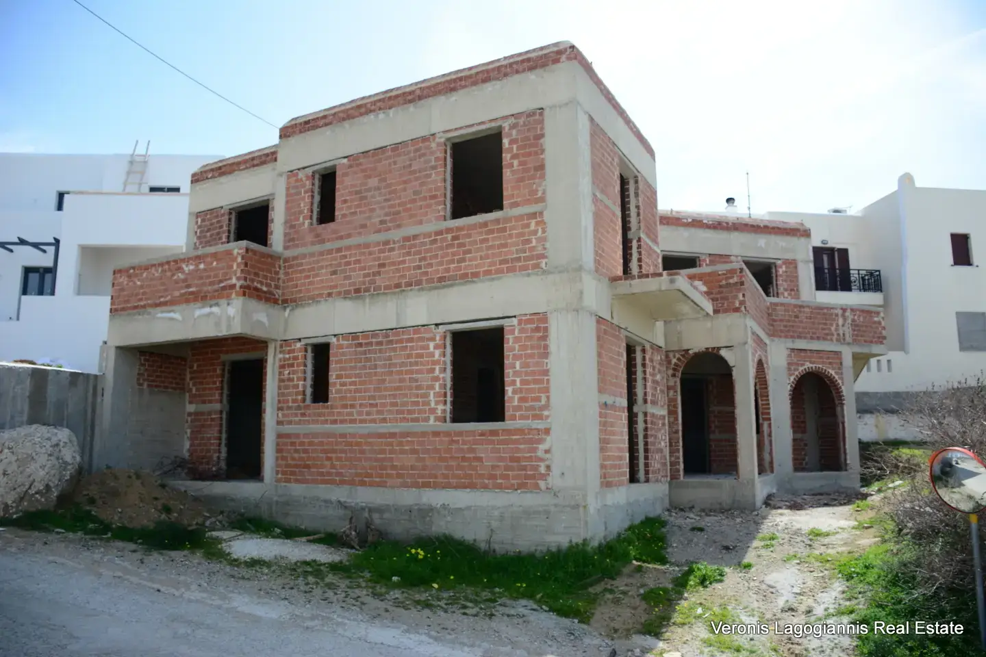 DSC_9546 Glinado Naxos / Unfinished 1st-Floor Apartment with Sea View / 640618