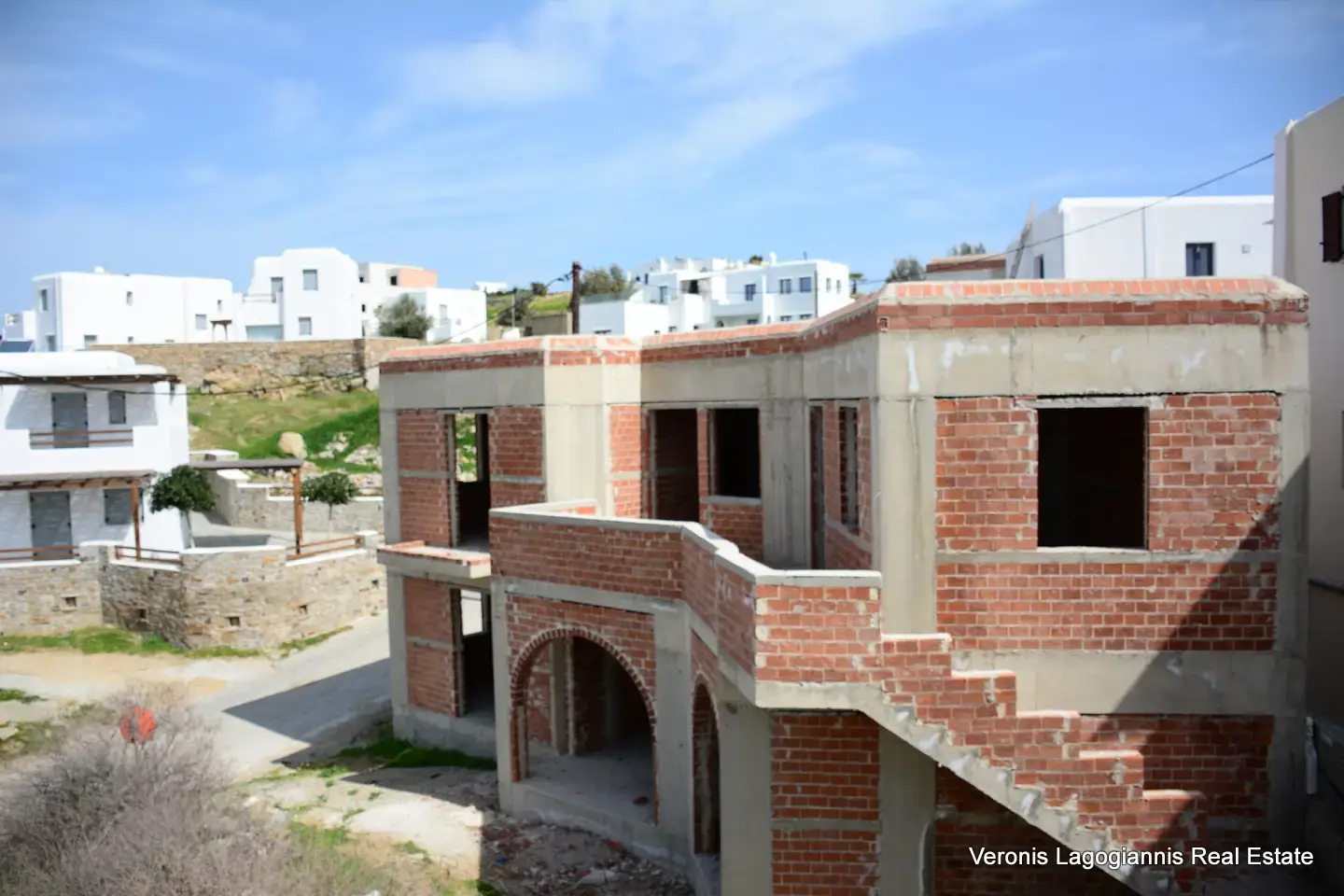 DSC_9559 Glinado Naxos / Unfinished 1st-Floor Apartment with Sea View / 640618