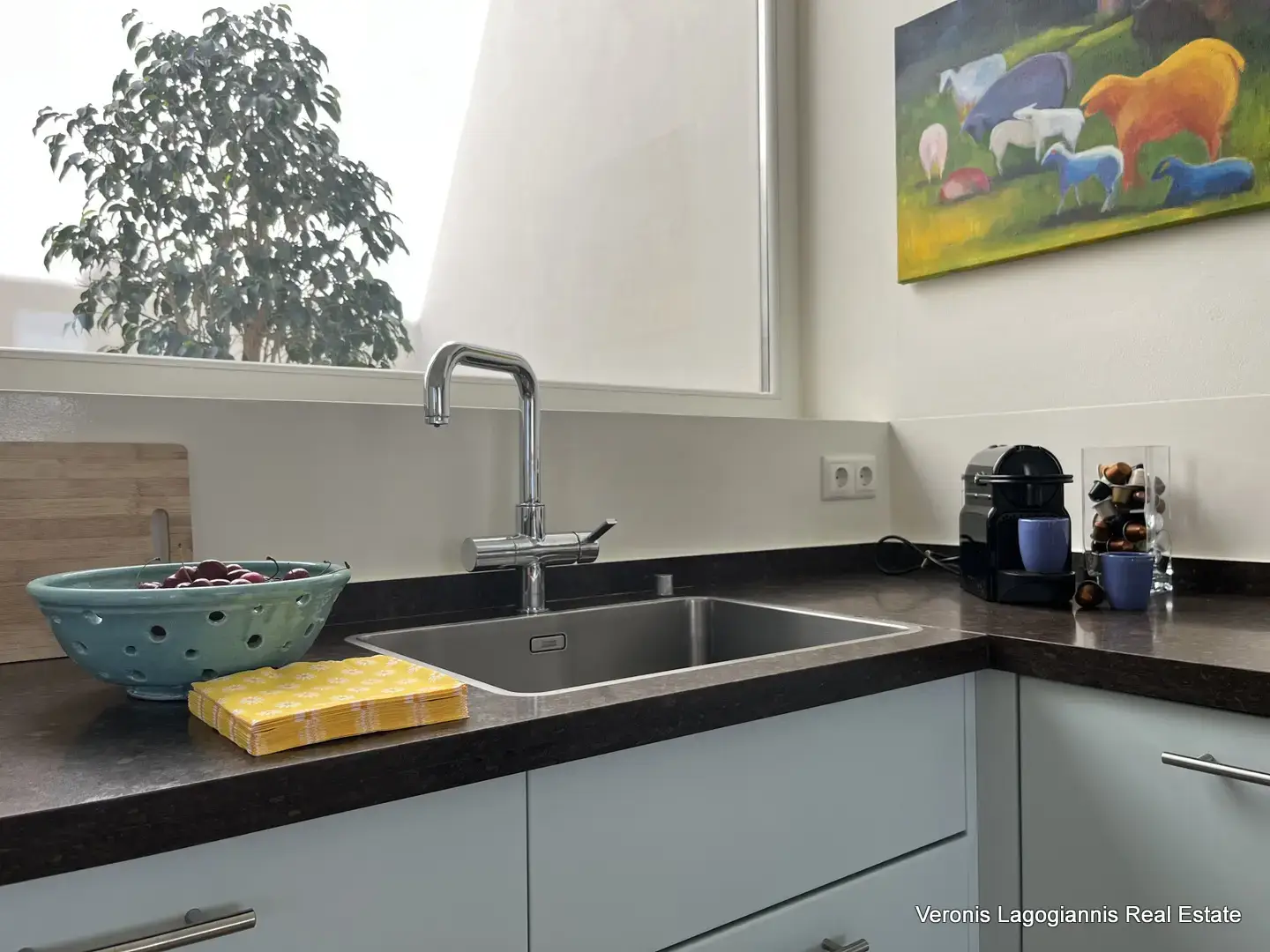 kitchen and avli Stelida Naxos / House of 78.55m2 / 640648