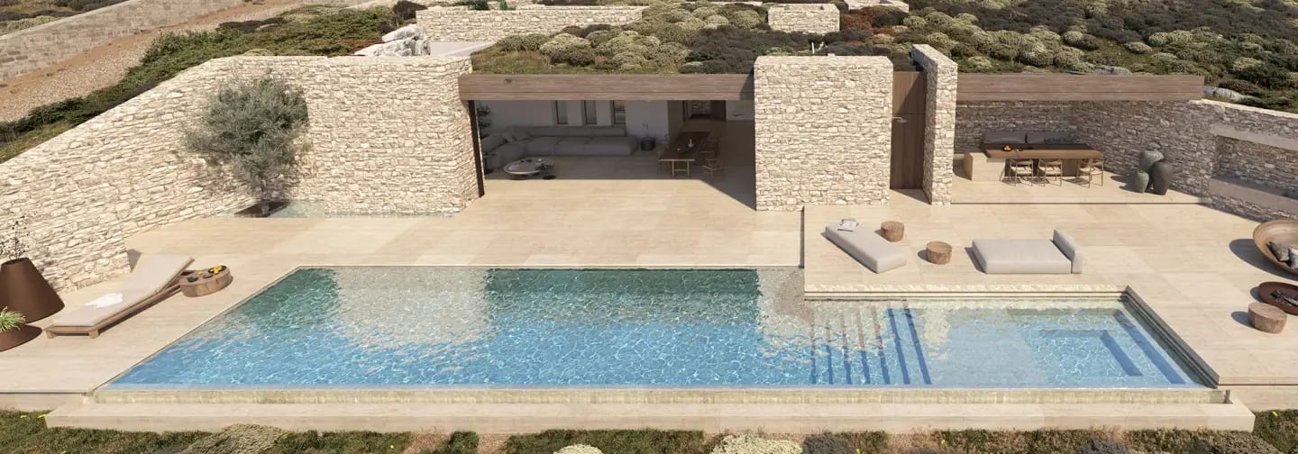 terranaxia slider Seaside Villas with pool Stelida Akrolithi Project