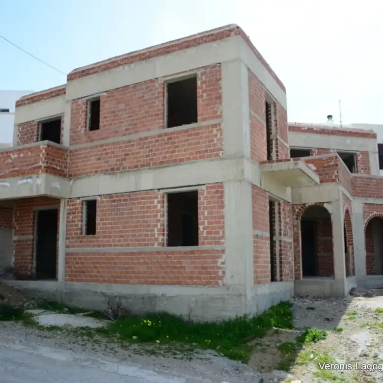 Glinado Naxos / Unfinished 1st-Floor Apartment with Sea View / 640618