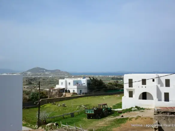 Glinado Naxos / Unfinished 1st-Floor Apartment with Sea View / 640618